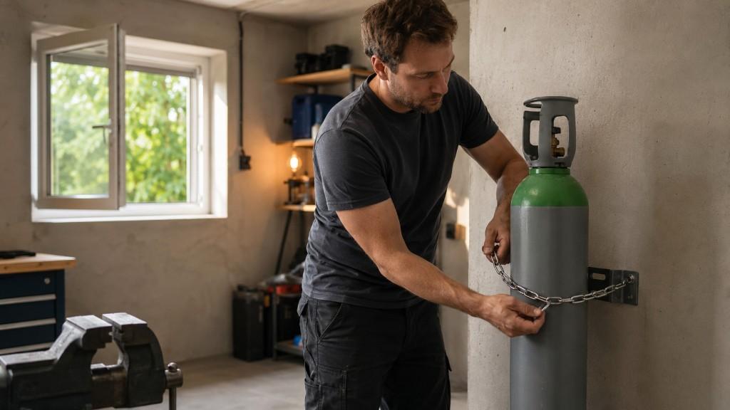 Argon Gasflasche lagern: Keller, Auto, Erstickung