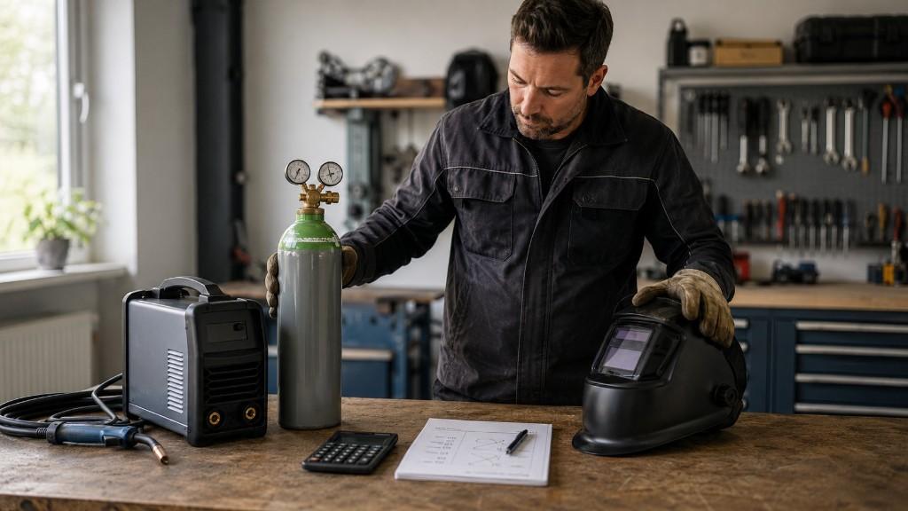 Schweißplatz Kosten Hobby: Gas, Helm, Draht, Strom