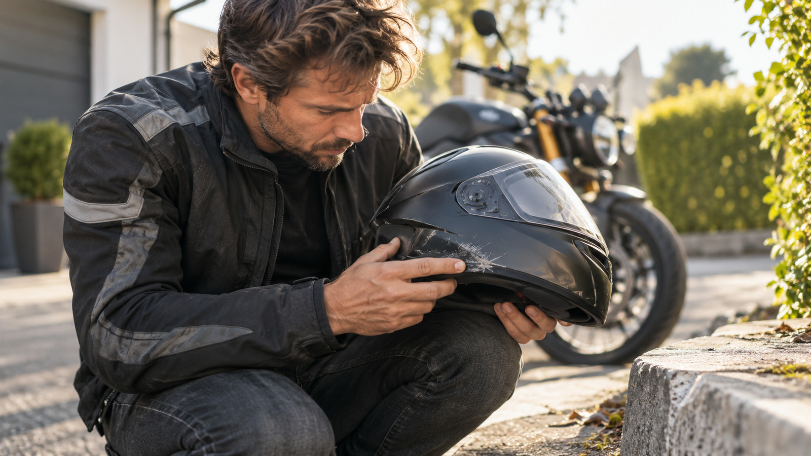 Wann Sie den Motorradhelm ersetzen