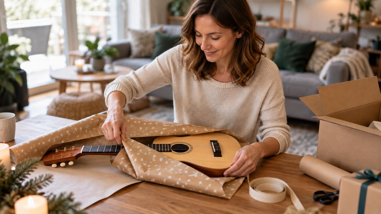 Geschenk Musikinstrument Kind: Größe vor dem Impuls
