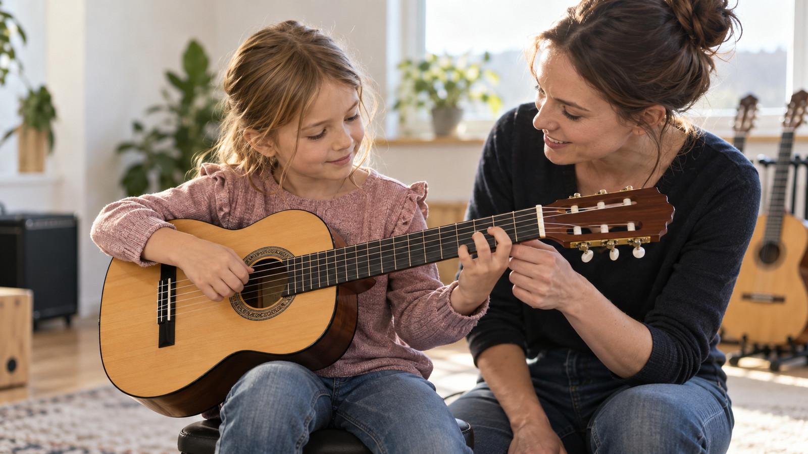 Gitarrenunterricht Kinder ab wann: Probeunterricht planen