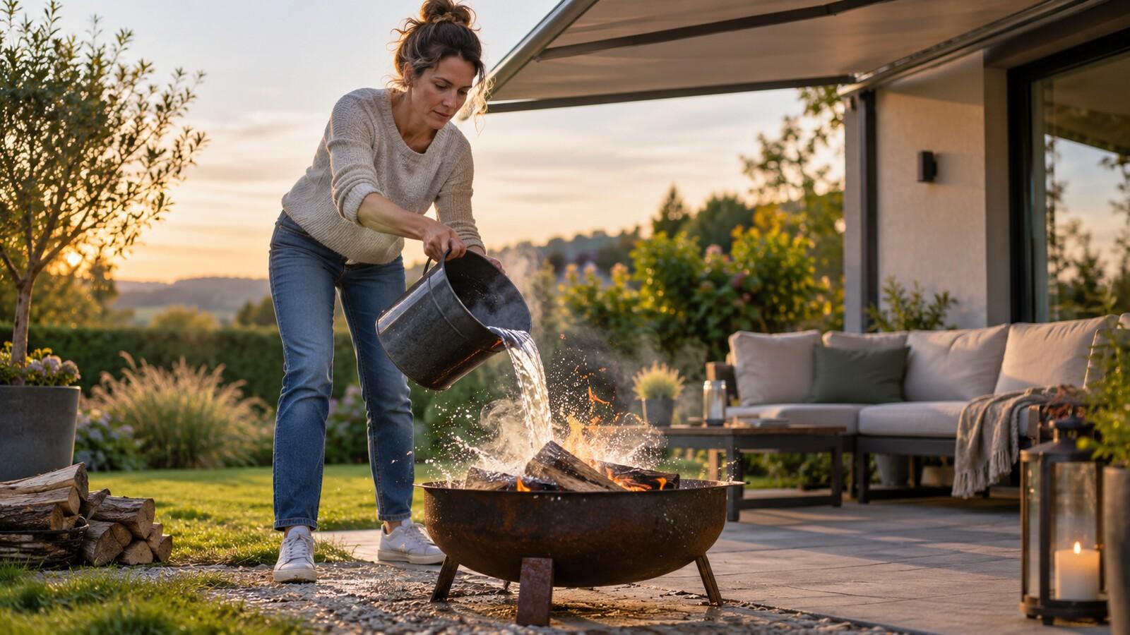 Feuer im Garten: Warnsignale zum sofortigen Stopp