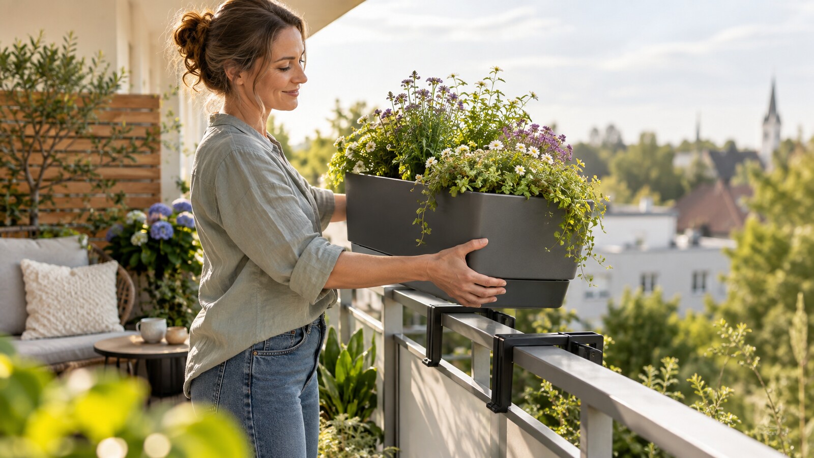 Blumenkästen und Balkonkasten wählen
