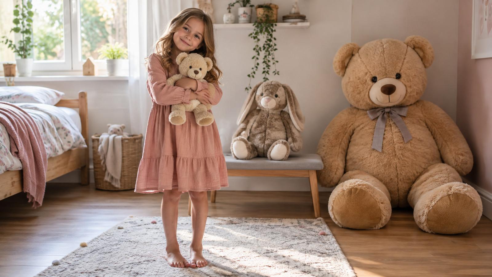 Kuscheltier-Größe Kind: 20 cm, 40 cm oder XXL?