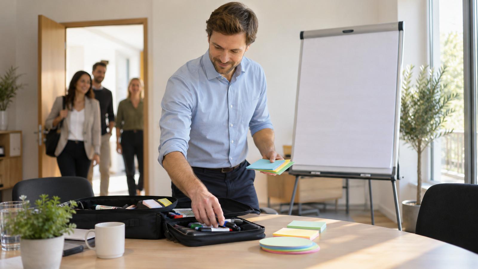 Die Workshop-Fläche vorbereiten
