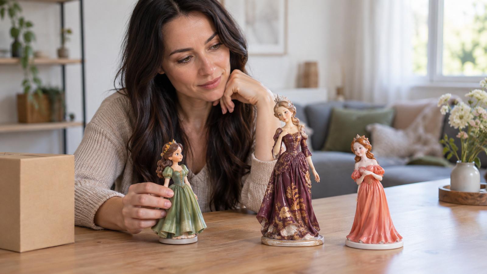 Verschiedene Disney-Prinzessinnen-Figuren als Spielzeug und Sammelfiguren