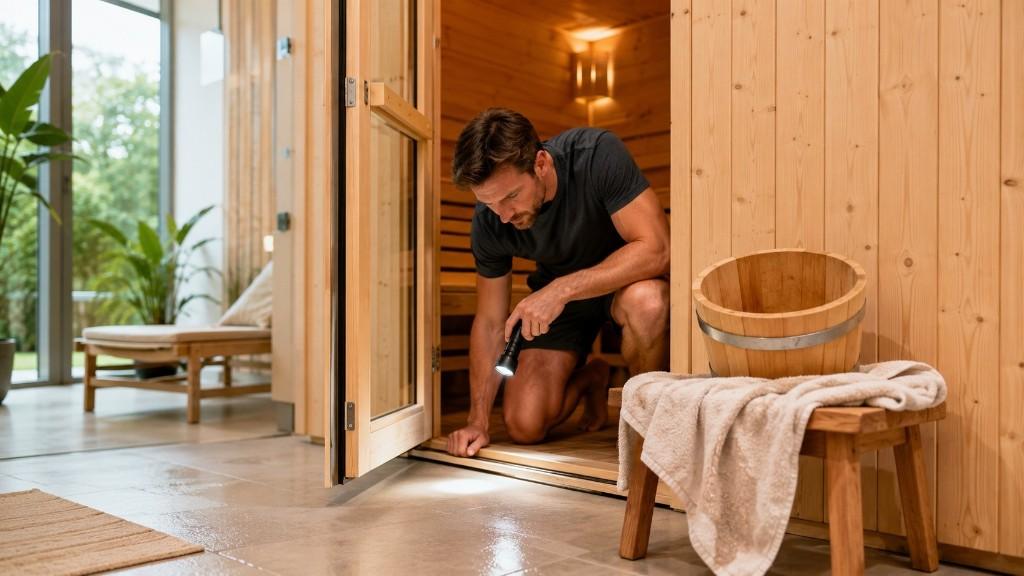 Sauna Schimmel lüften: Textilien, Fugen und Kübel