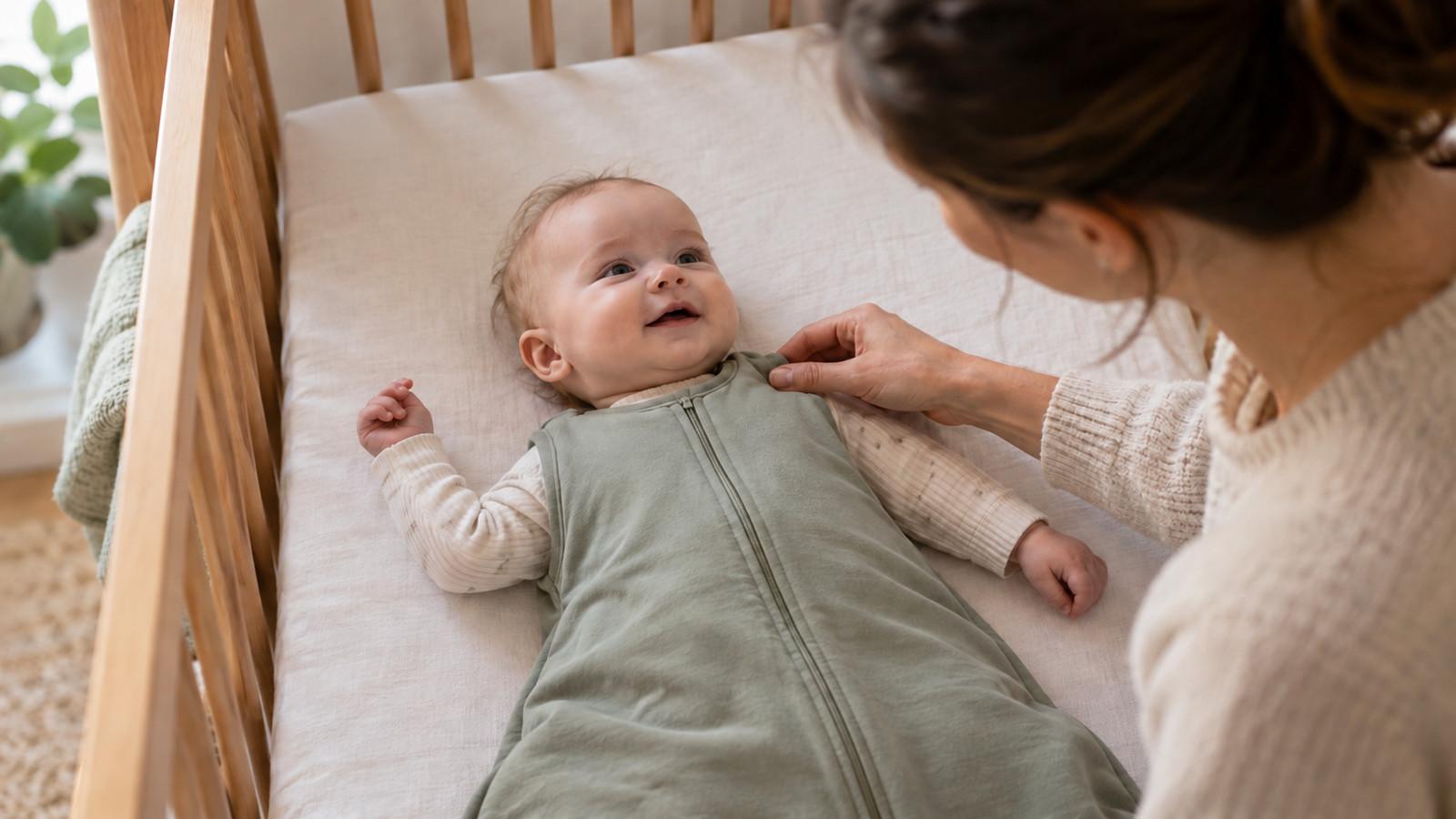 Babyschlafsack TOG und Größe richtig wählen