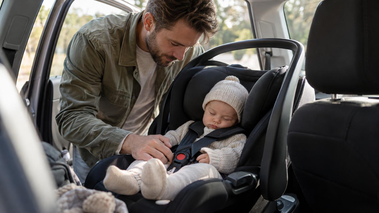 Kopf kippt im Autositz beim Baby: Das hilft sicher
