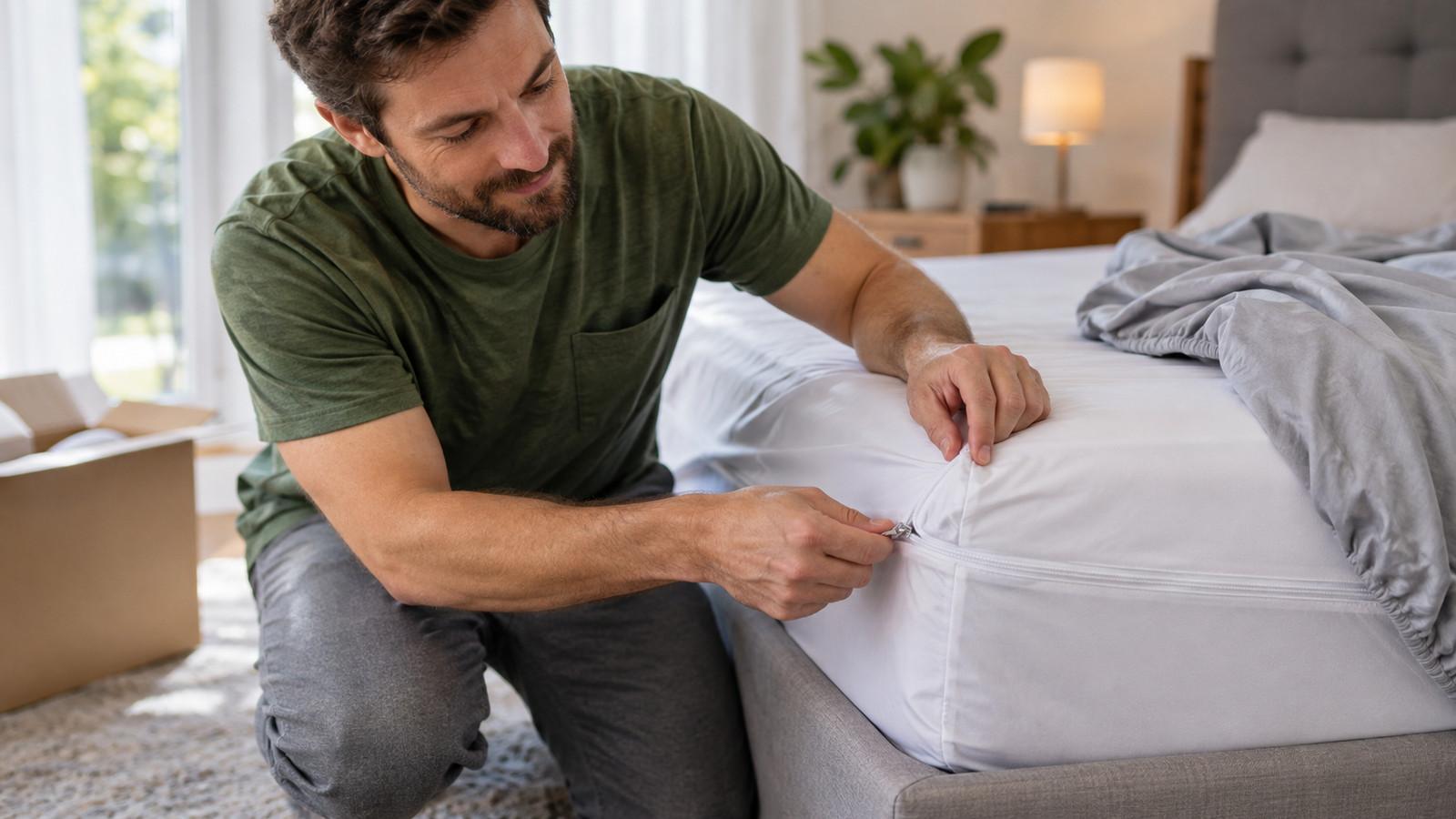 Encasing aufziehen ohne offene Ecke