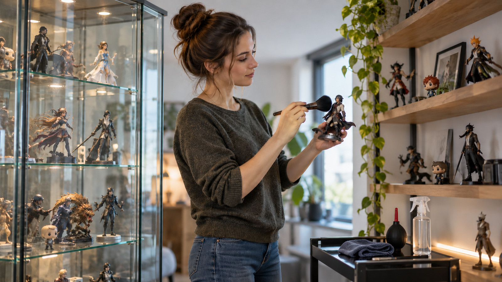 Sammlung: Vitrine oder offenes Regal