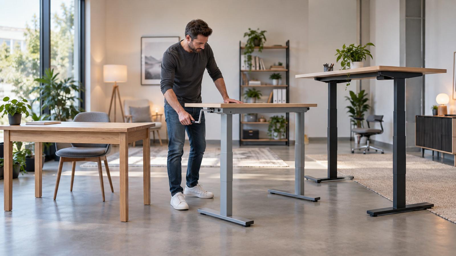 Elektrisch, Kurbel oder fest