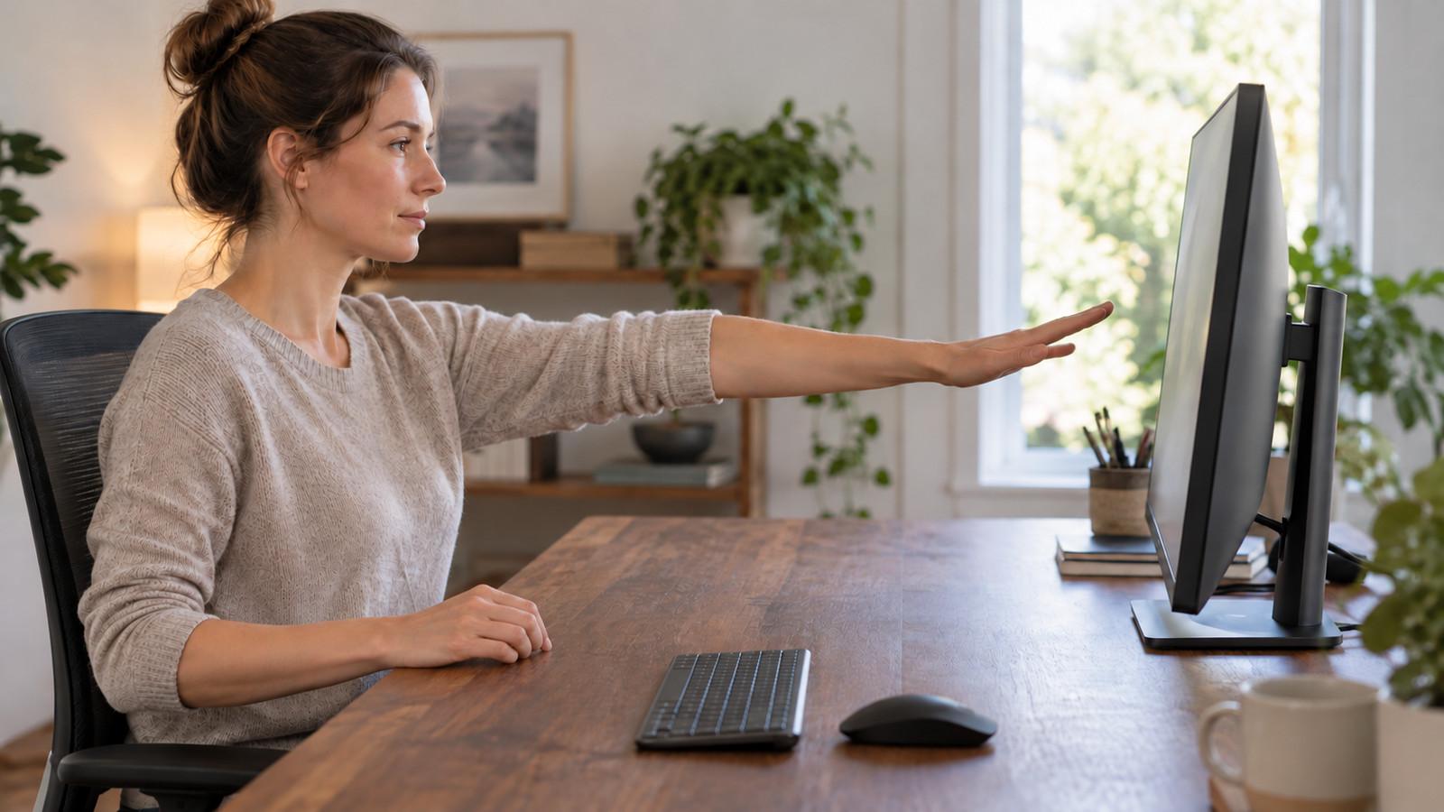 Monitorabstand und Tischtiefe