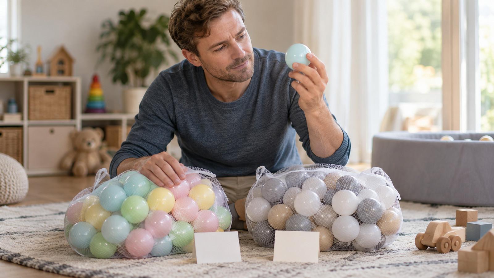 PE, LDPE oder PVC bei Bällebad-Bällen