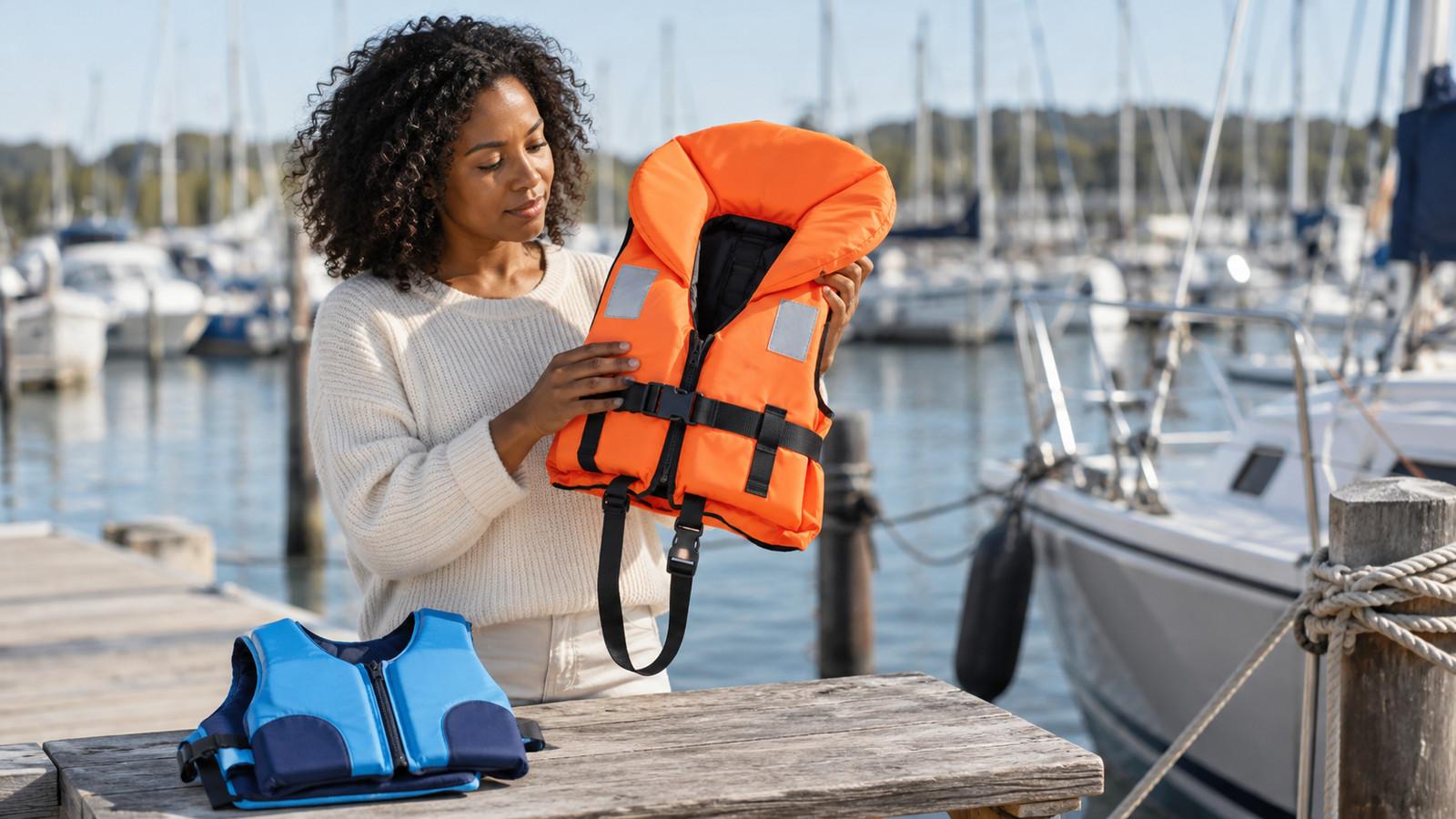 Rettungsweste Kind oder Schwimmhilfe: Newton und Kragen