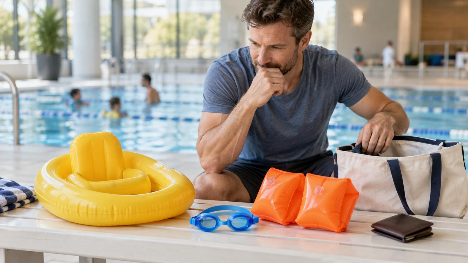 Schwimmausrüstung Kind Kosten: drei Posten statt einer Summe