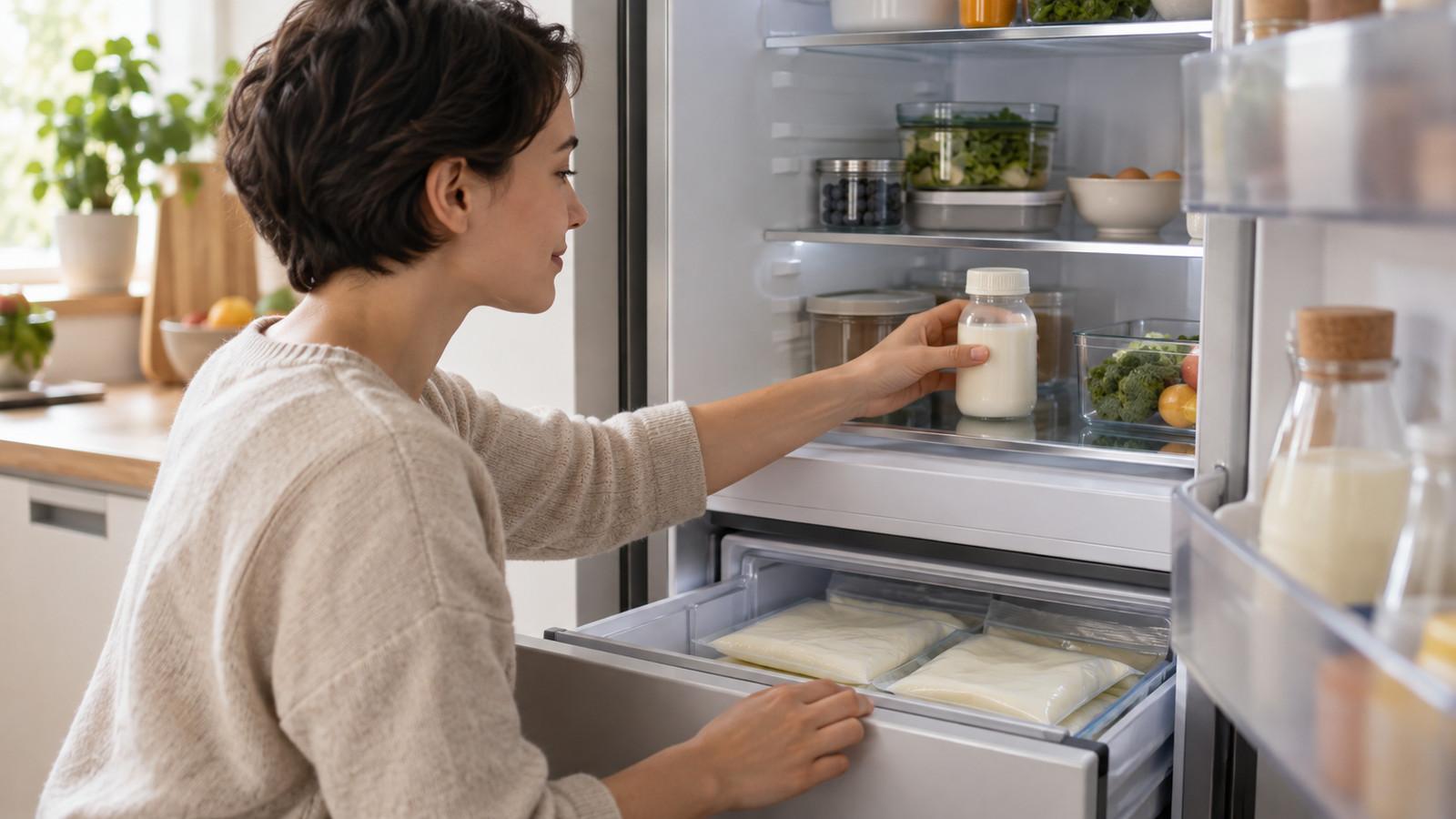 Muttermilch aufbewahren: Kühlschrank, Gefrierfach, Kita