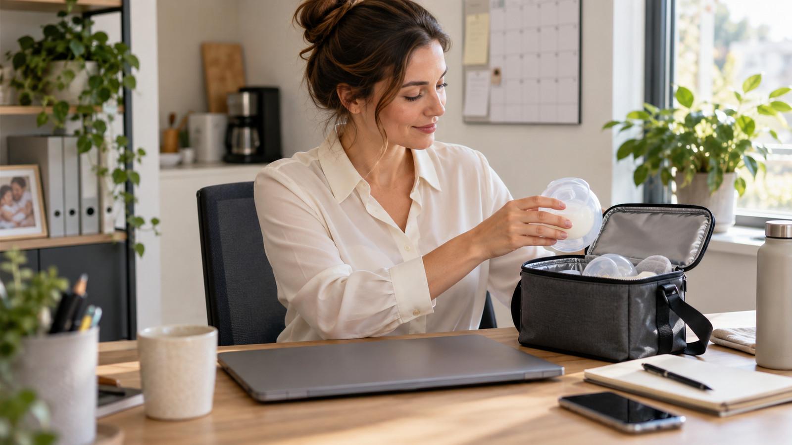 Wearable Milchpumpe im Beruf