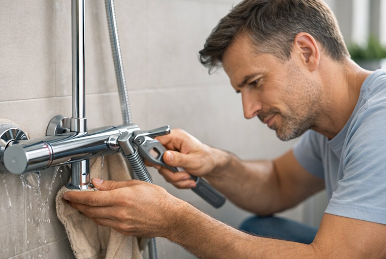 Duschthermostat undicht: Reparatur oder Austausch?