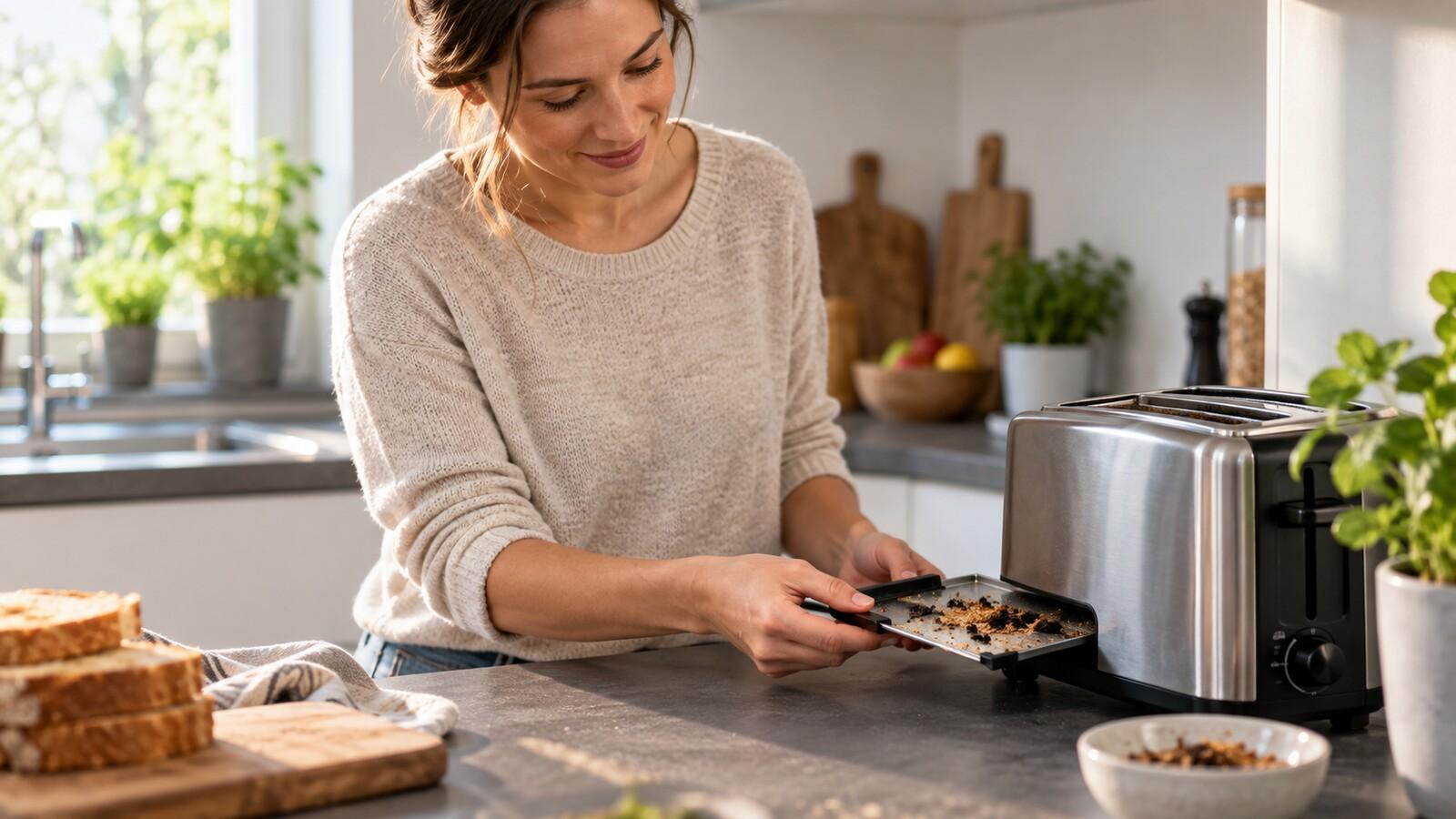 Toaster reinigen und Brandrisiko senken