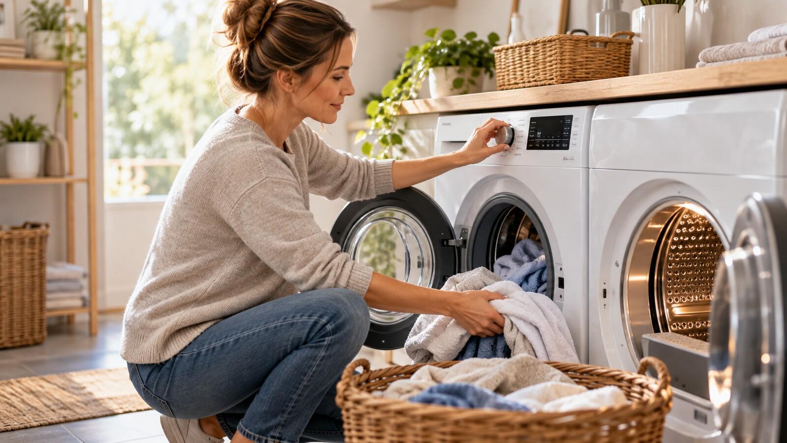 Waschmaschine Schleuderzahl Trockner: so sparen Sie kWh