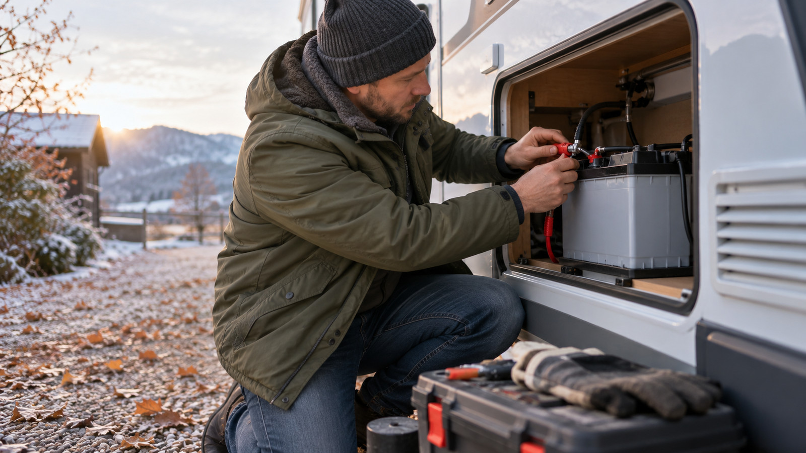 Wohnmobil-Batterie überwintern: Erhaltung und Standzeit