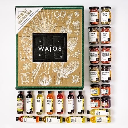 wajos Wajos Gourmet & Gewürz Adventskalender: 24 Feinkost Produkte für die Küche