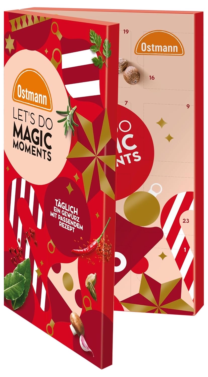 Ostmann Gewürze - Adventskalender 2026 | 24 Gewürzmischungen zum Probieren