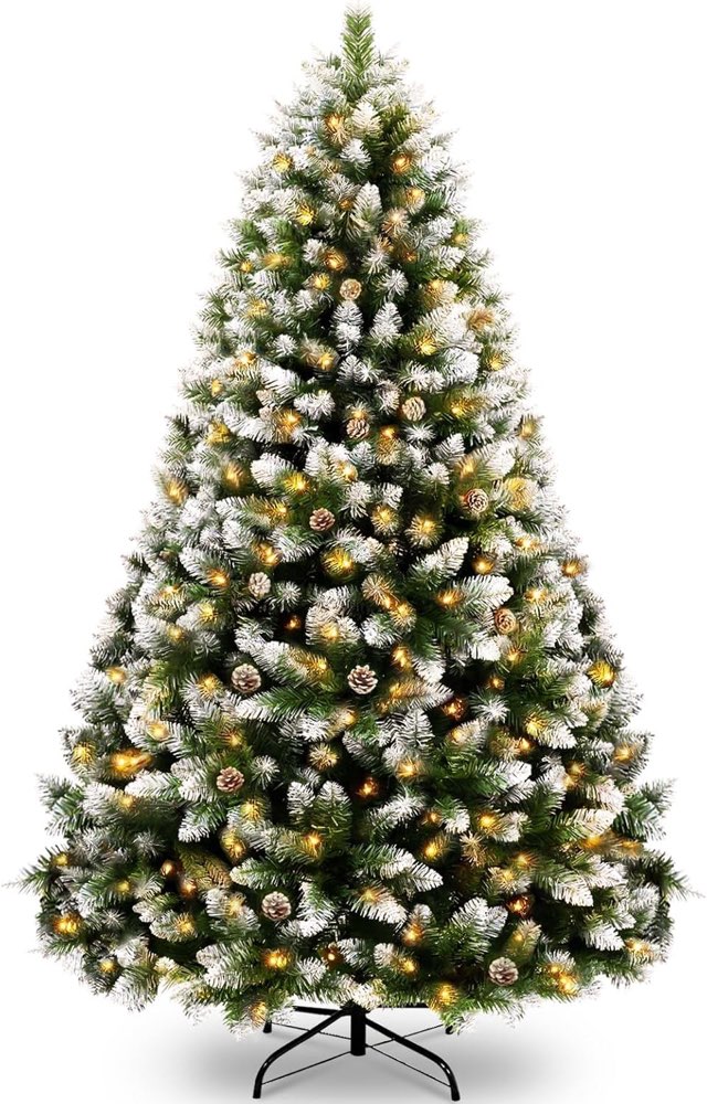 KOIUEYW Weihnachtsbaum 180 cm mit LED