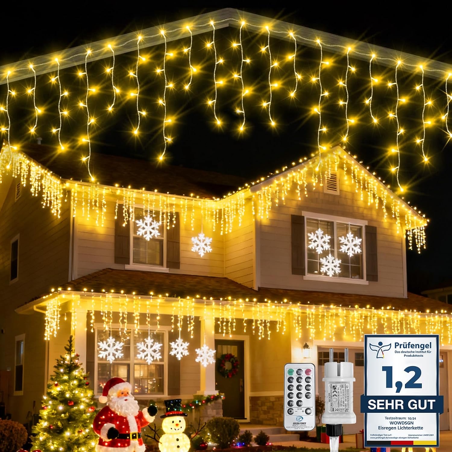 WOWDSGN Eisregen 20 m (605 LEDs)