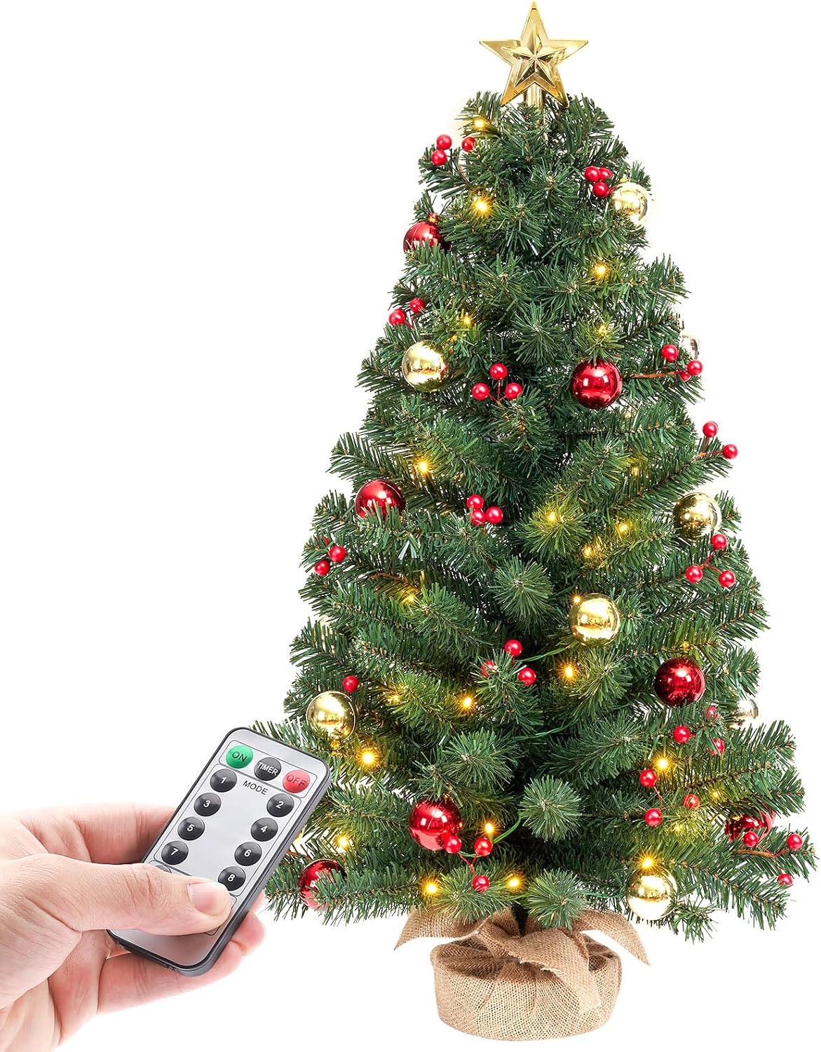 Yorbay Yorbay Mini-Weihnachtsbaum 70 cm