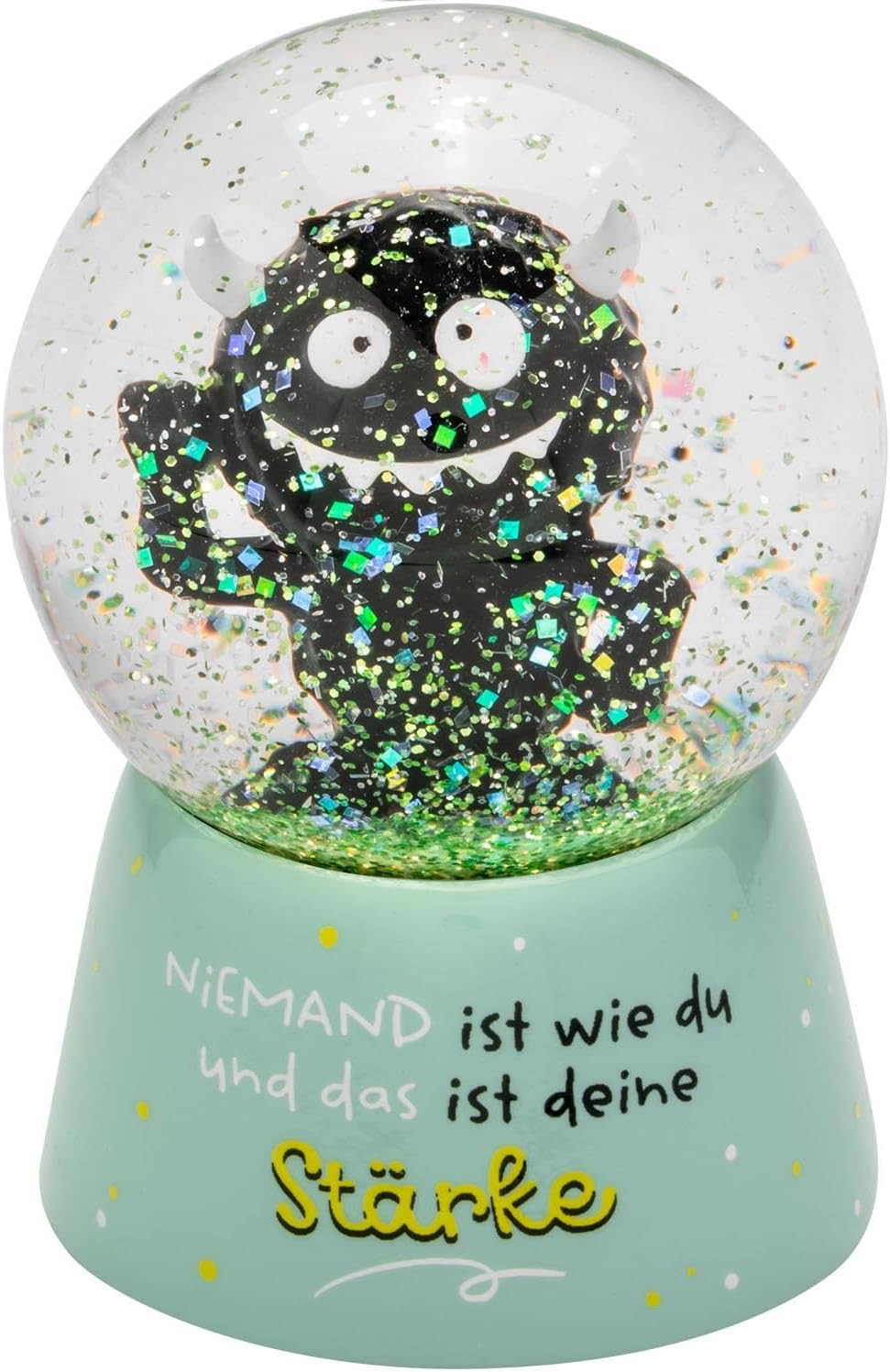 Sheepworld H:)PPY Life Traumkugel Monster mit Spruch Stärke