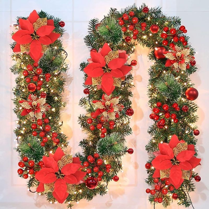 Ykgutilu Weihnachtsgirlande 2,7 m