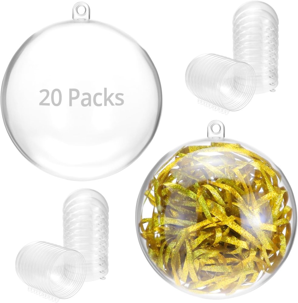 QWORK QWORK Befüllkugeln Ø 8 cm, 20 Stück