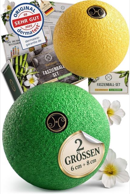 HELDSON 2er-Set 6 und 8 cm, gelb/grün