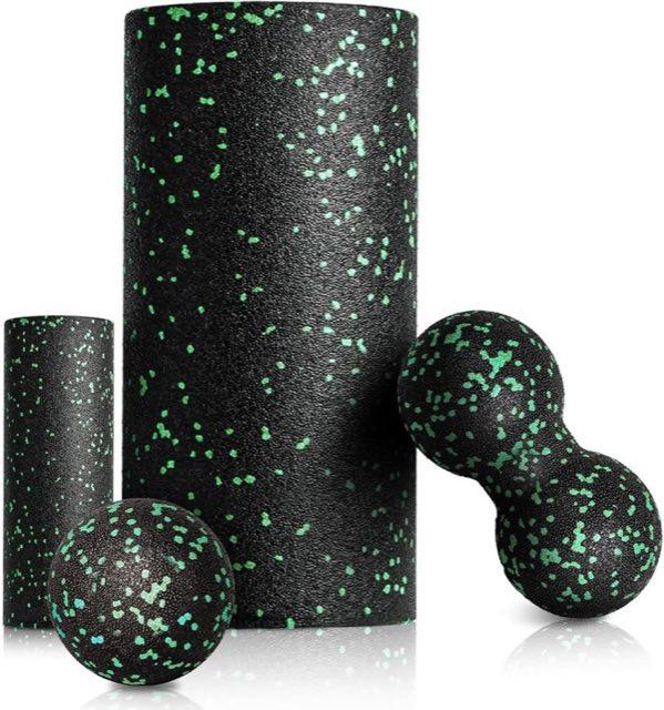 Wgpryzolith Faszienrolle Set 4-in-1, grün