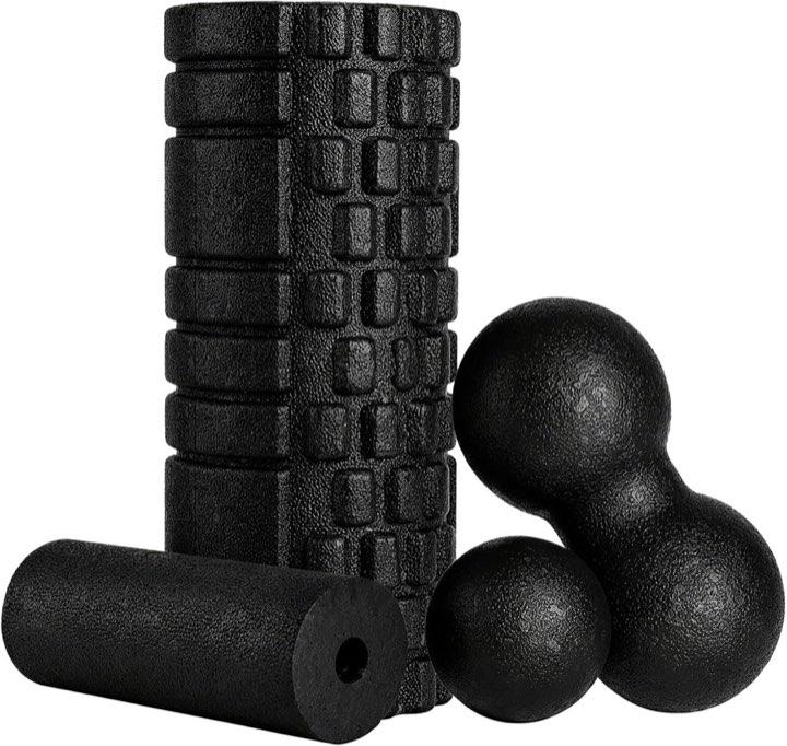 Ruvizlu Faszienrolle Set 4-in-1, 33 × 14 cm