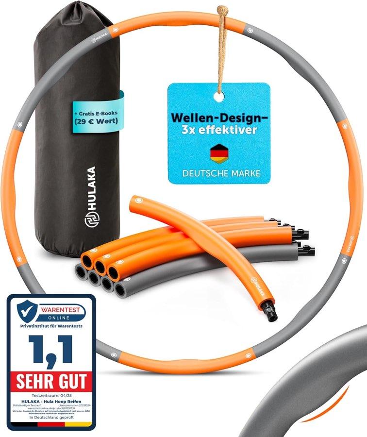 HULAKA Hula-Hoop, 1,2 kg, Wellen