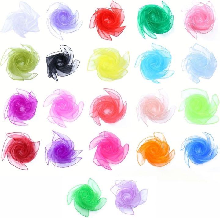 22 Stück Jongliertücher (PoNi-Scarves-22pcs-02)