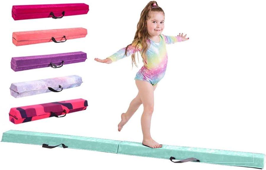 TINY TUMBLERS Tiny Tumblers Schwebebalken 210 cm, EVA, Wildlederimitat