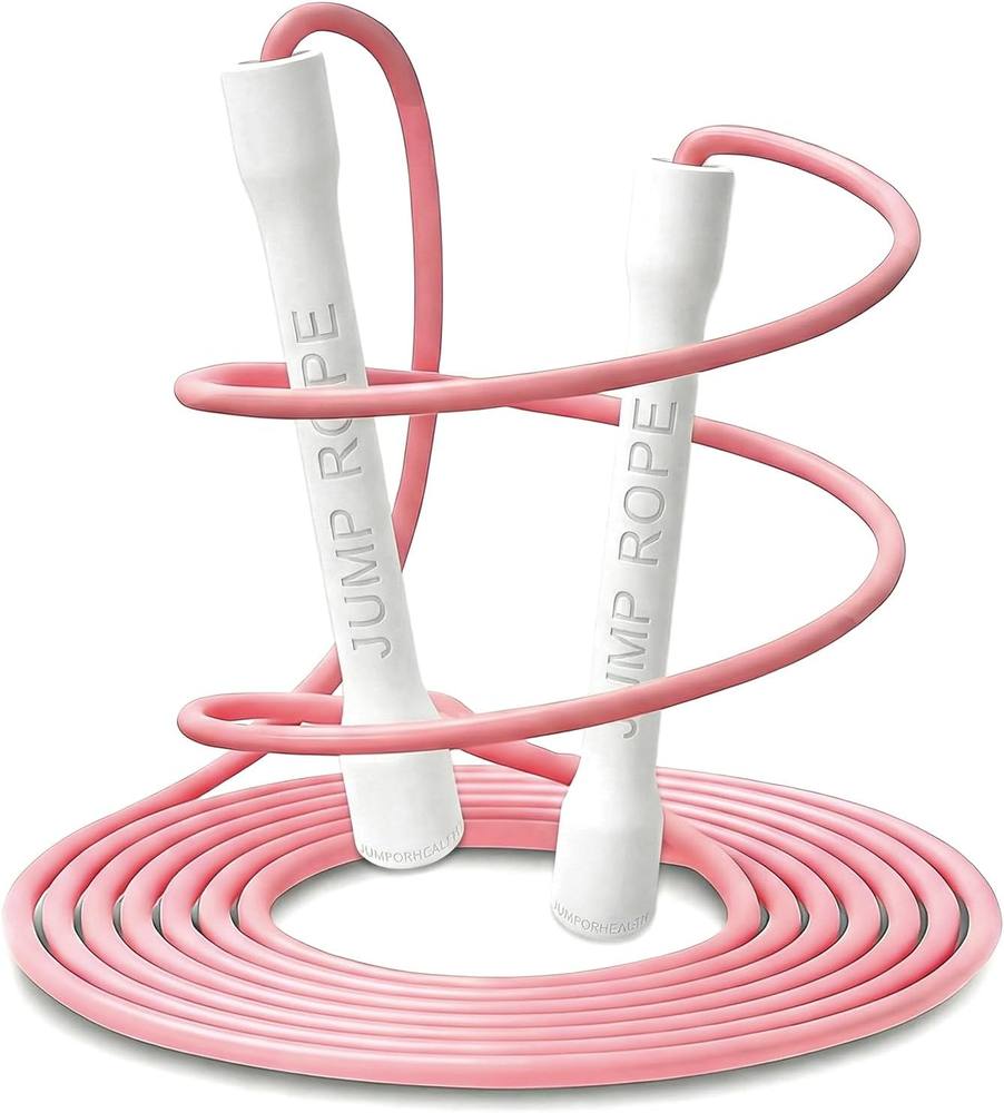Honosen PVC-Springseil, weiß/rosa