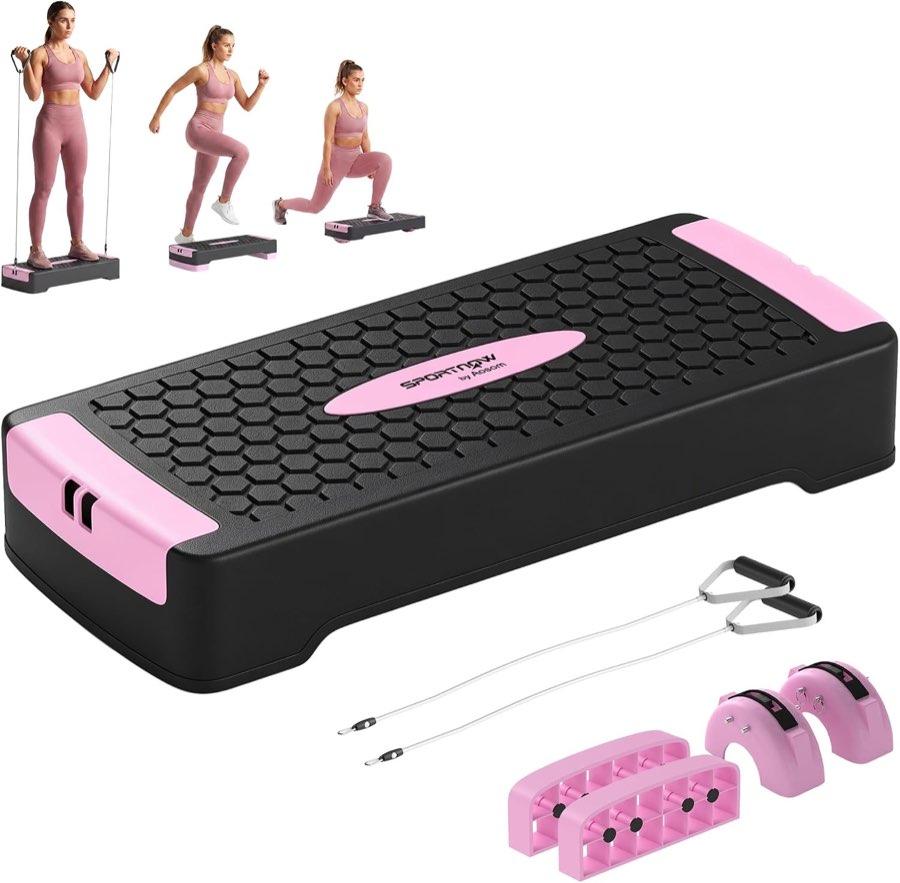 SPORTNOW Steppbrett 2 Stufen