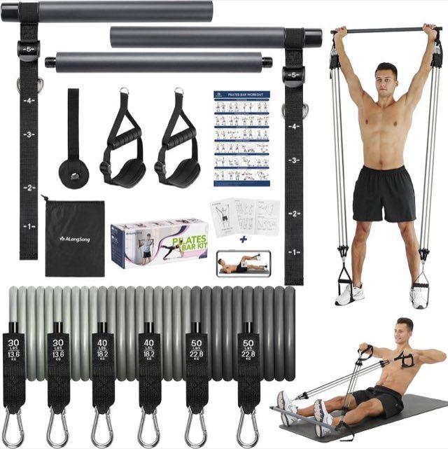 ALongSong ALongSong Pilates-Bar-Set 30/40/50 lbs