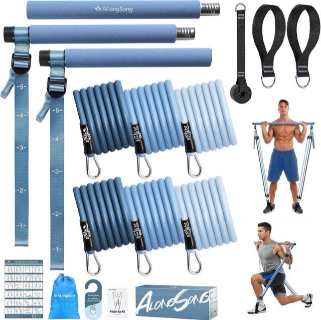 ALongSong ALongSong Pilates-Bar-Set 20–180 lbs