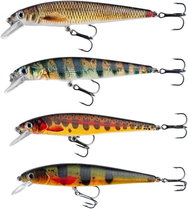 elbfang Minnow-Set 4 Stück, 10,5 cm