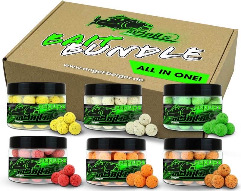 Angel-Berger Magic Baits Pop-up-Set, 6 Dosen