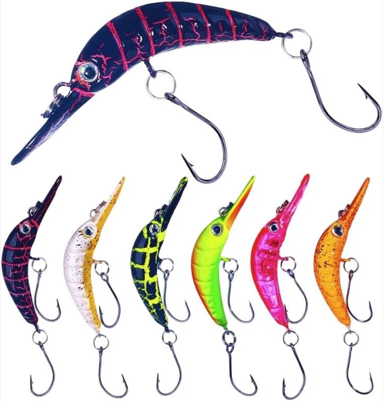 AMZfishing UL-Wobbler-Set, 6 Stück, sinkend
