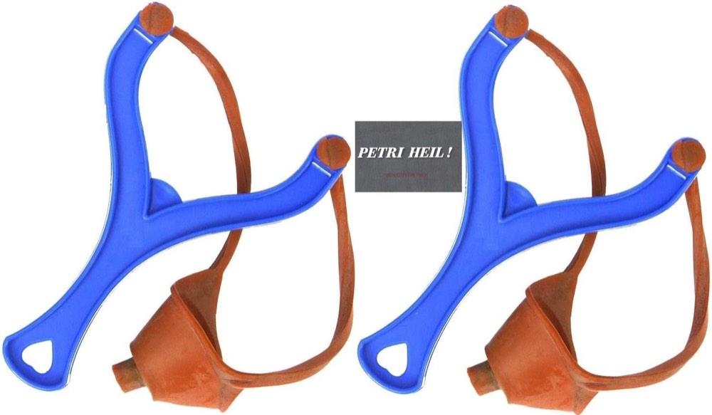 STMK Futterschleuder 2er-Set blau