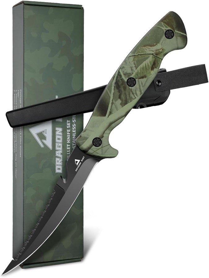 DRAGON RIOT Filetiermesser 13 cm mit Scheide