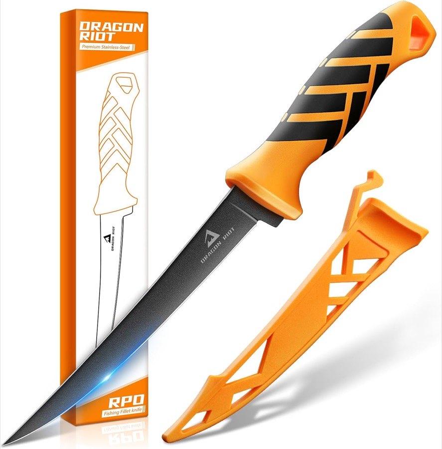 DRAGON RIOT DRAGON RIOT Filetiermesser 17,5 cm mit Scheide